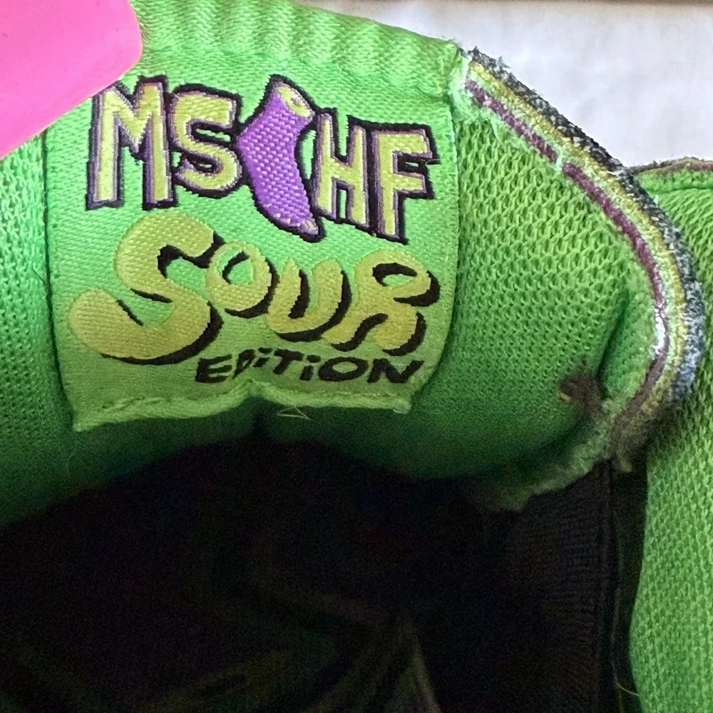 MSCHF Gobstomper Sour Edition Black/Green Men's Youth Size 6 US Skate Shoes